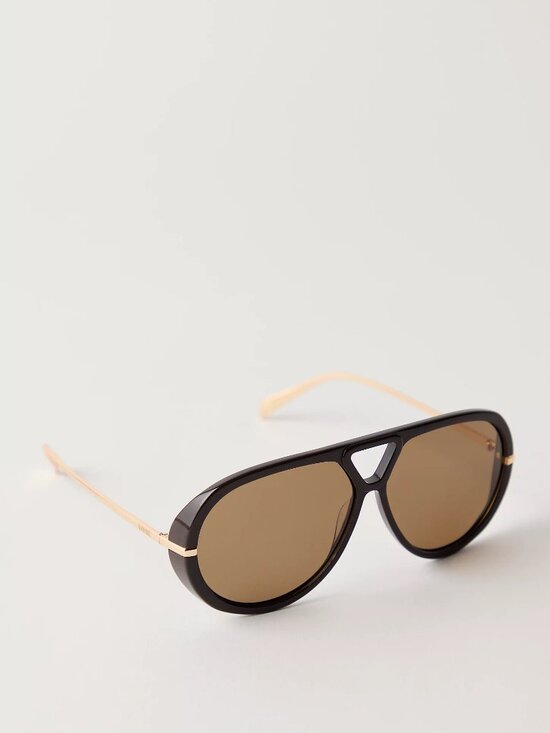 NWT Banbé The Harley Sunglasses in the Dark Cacao & Espresso main image 10